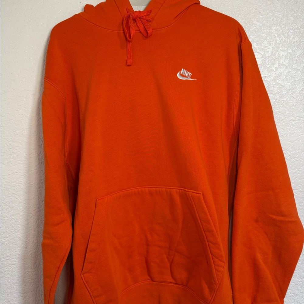 Nike Men's Bright Orange Hoodie